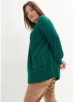 Lang vest met zakken, bonprix