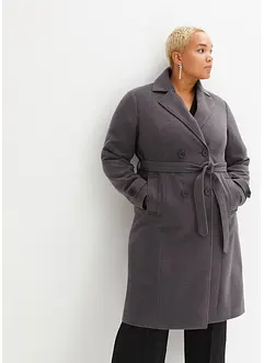 Winterse trenchcoat in wollen look, bonprix