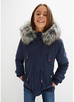 Meisjes winterparka met imitatiebont, bpc bonprix collection