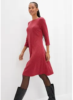 Punto di roma jurk met jacquard patroon, bonprix
