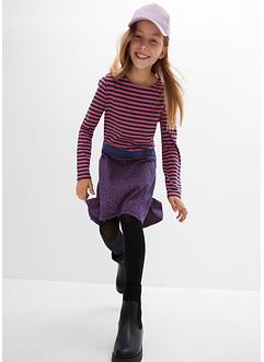 Meisjes jersey jurk met lange mouwen, bpc bonprix collection
