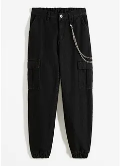 Cargo jeans met ketting, bonprix