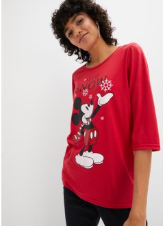 Shirt met Mickey Mouse-print en 3/4 mouwen, Disney
