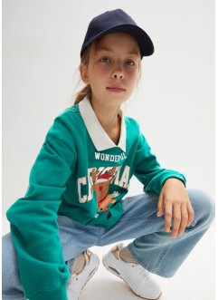 Meisjes sweater met kerstprint, bpc bonprix collection