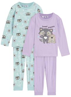 Meisjes pyjama (4-dlg. set), bpc bonprix collection