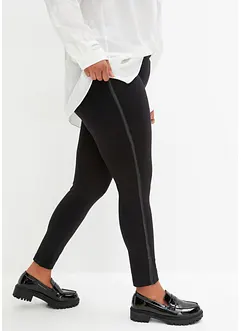 Punto di roma legging met imitatieleer, bonprix