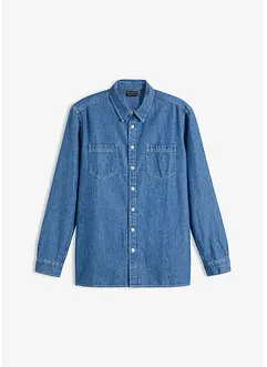 Denim overhemd van puur katoen, bonprix