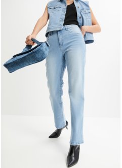 Wide leg stretch jeans, high waist, John Baner JEANSWEAR