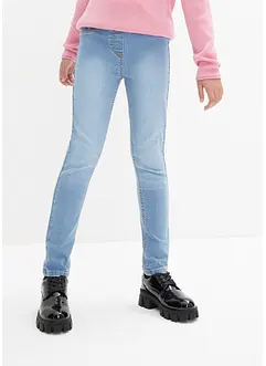 Jegging met mid waist (set van 2), bonprix