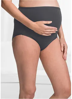 Hoge zwangerschapsslip met biologisch katoen (set van 2), bonprix