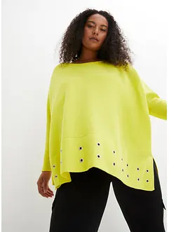 Poncho trui met eyelets, bonprix