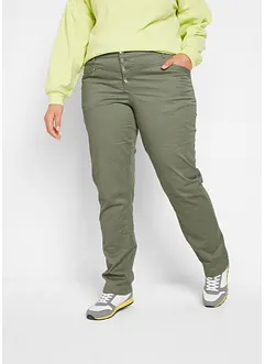 Stretch broek in crashed look, bonprix