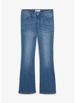 Mid waist stretch jeans, bootcut, bonprix