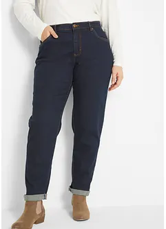 Mom jeans mid waist, long, bonprix