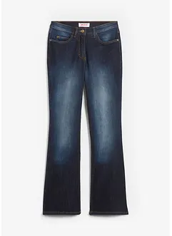 Stretch jeans mid waist, bootcut, bonprix