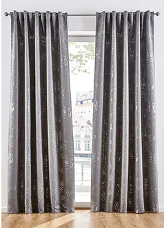 Verduisterend gordijn met glanzende print (1 stuk), bonprix