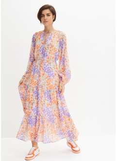 Gebloemde maxi jurk van gerecycled polyester, BODYFLIRT