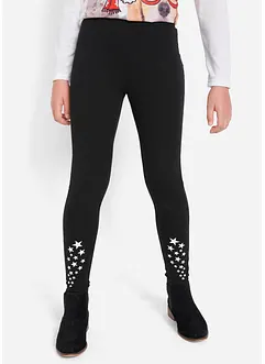 Meisjes legging van elastische mix met biologisch katoen, bonprix