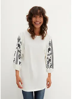 Longshirt met printed mouwen, bonprix