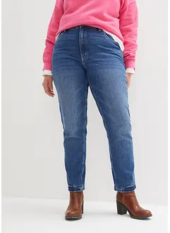 Straight jeans met high waist, low stretch, bonprix