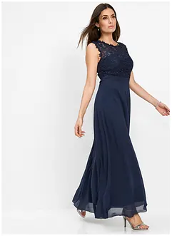 Maxi galajurk met kant, bonprix