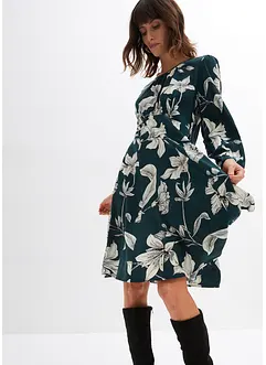 Soepelvallende jurk van viscose, bonprix