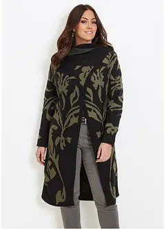 Lang gebreid vest, bonprix