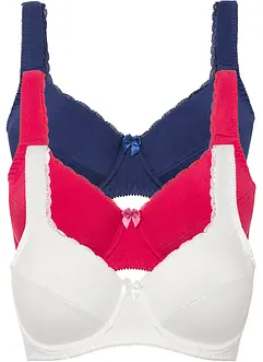 Beugel bh met biologisch katoen (set van 3), bonprix