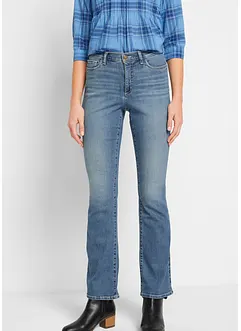 Mid waist jeans met biologisch katoen, bootcut, bonprix