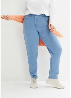 Stretch mom jeans met high waist, bonprix
