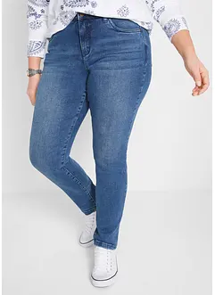 Corrigerende slim fit jeans, high waist, bonprix