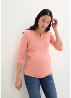 Geribd zwangerschapsshirt / voedingsshirt met biologisch katoen, bpc bonprix collection