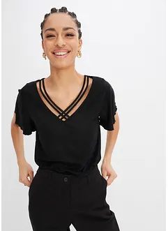 Shirt met straps, bonprix