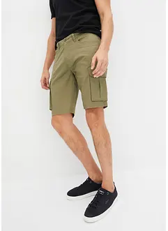 Stretch cargo bermuda, regular fit, bonprix