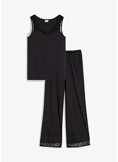Pyjama met kant (2-dlg. set), bonprix