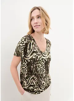Shirt met breed elastiek, bonprix