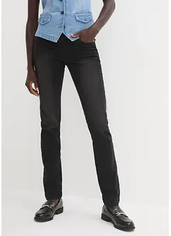 Slim jeans met mid waist, cropped, bonprix