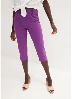 Stretch capri met elastische band, bonprix