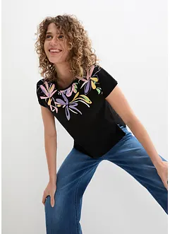 Katoenen shirt, korte mouw, bonprix
