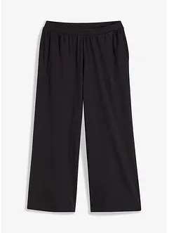 Culotte pyjamabroek met steekzakken van biologisch katoen, bonprix