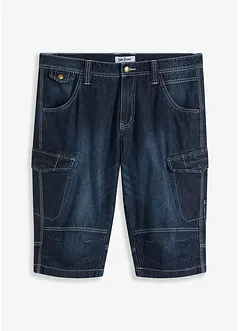 Lichte jeans cargo bermuda, relaxed fit, bonprix