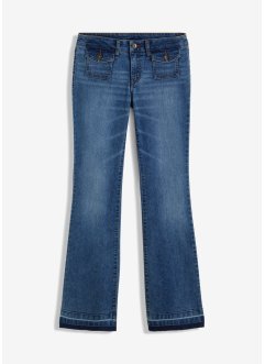Flared jeans met opgestikte zakken, RAINBOW