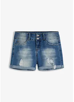 Jeans short met mid waist, bonprix