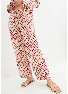 Wijde broek met print, bonprix