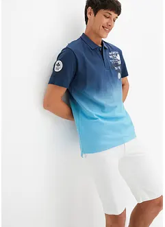 Poloshirt met kleurverloop, korte mouw, bonprix