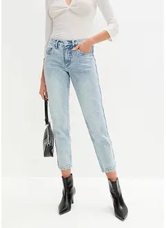 Straight jeans met mid waist, bonprix