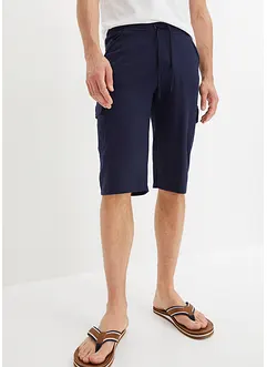 Lange sweat cargo bermuda, regular fit, bonprix