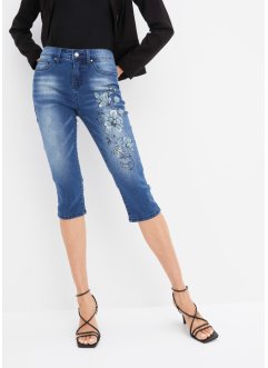 Capri jeans met vlinderprint, BODYFLIRT boutique