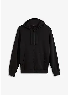 Sweater met capuchon en ritssluiting, bonprix