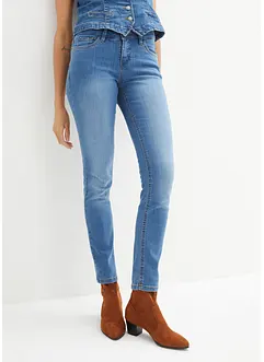 Skinny stretch jeans mid waist, bonprix